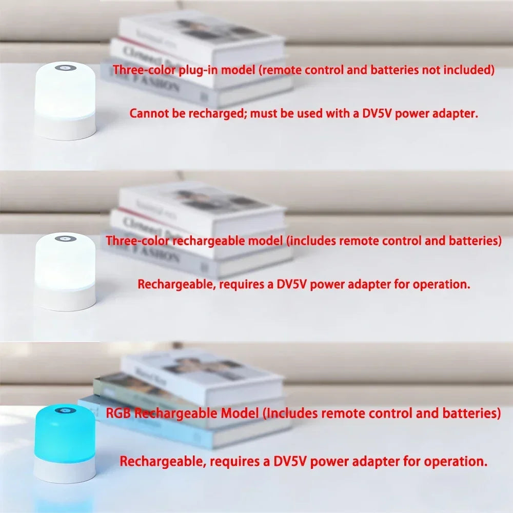 Lampe de lecture décorative à écran tactile