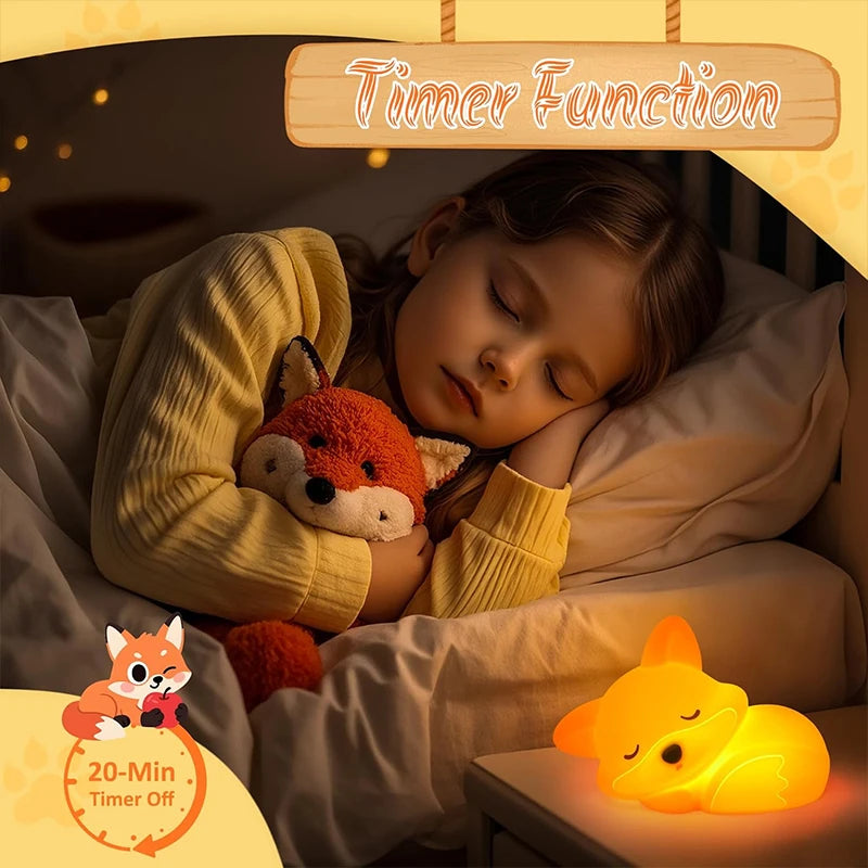 Lampe veilleuse Renard