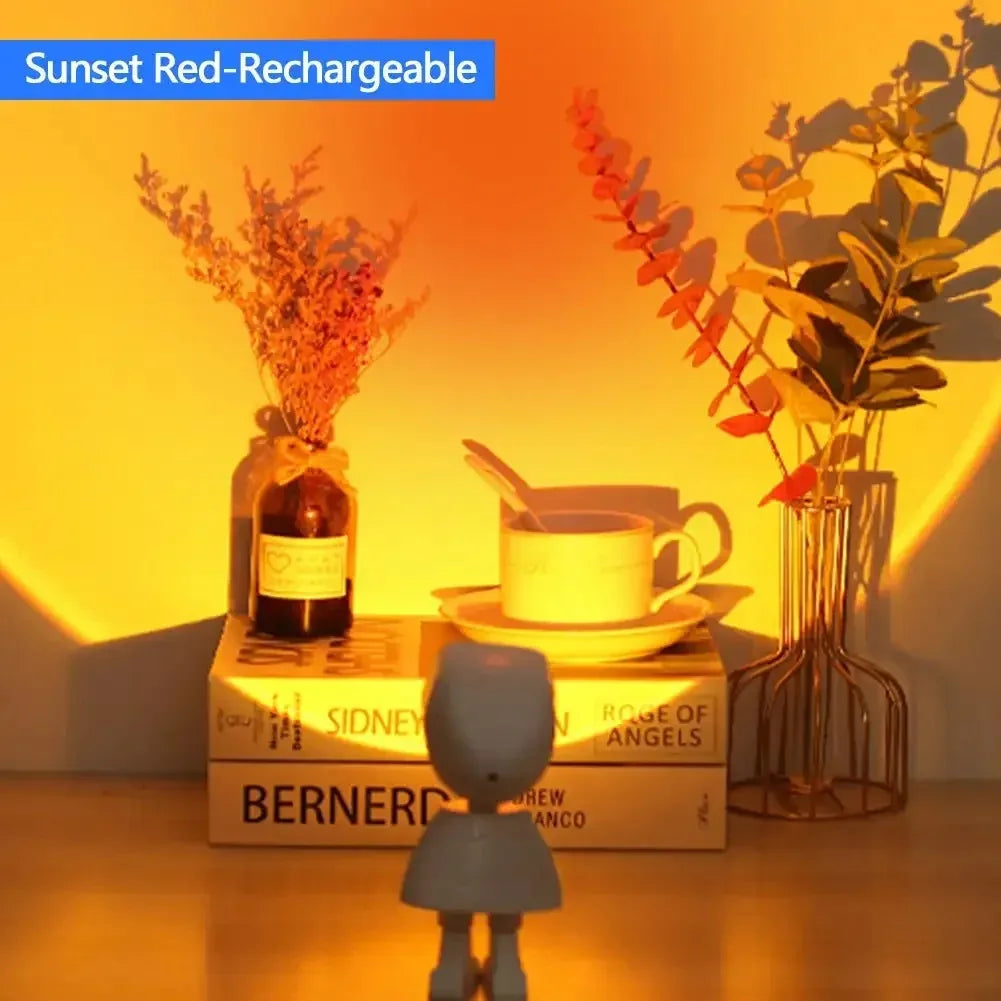 Lampe robot rechargeable