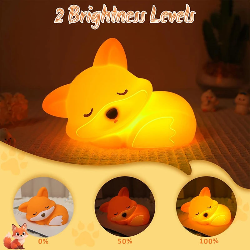 Lampe veilleuse Renard