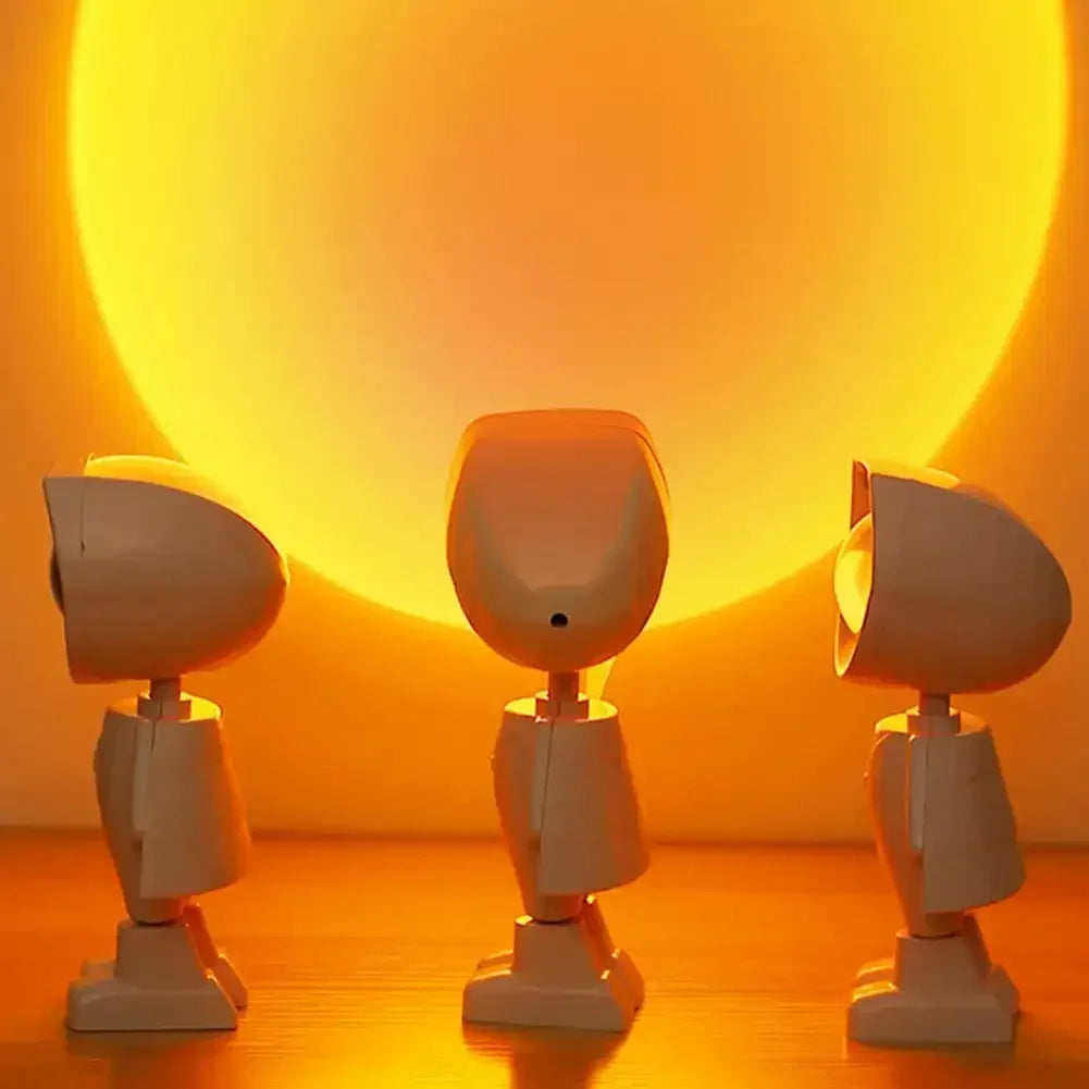 Lampe robot rechargeable