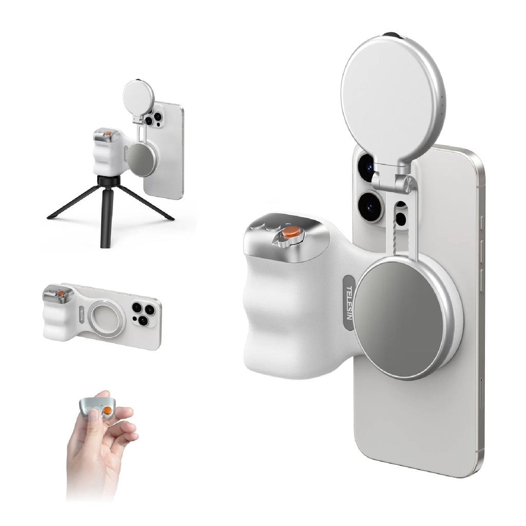 Poignée magnétique pour téléphone portable