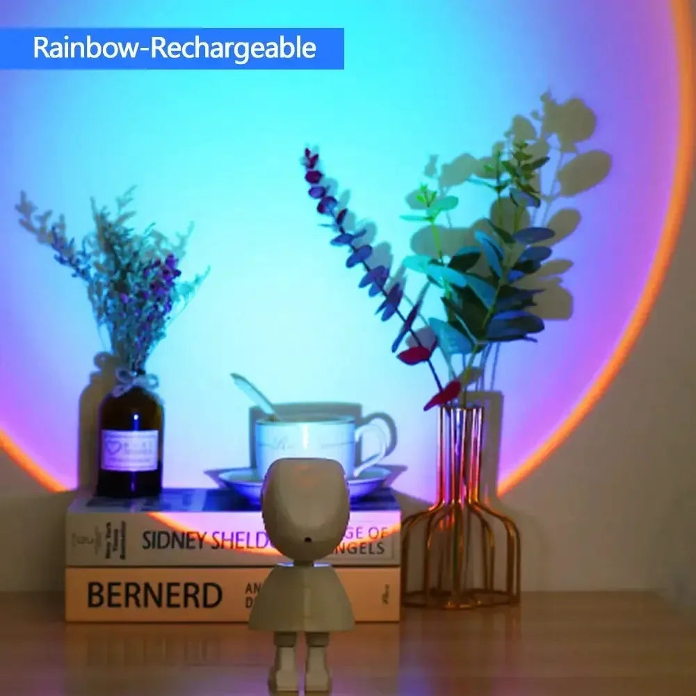 Lampe robot rechargeable