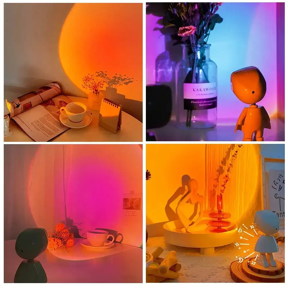 Lampe robot rechargeable