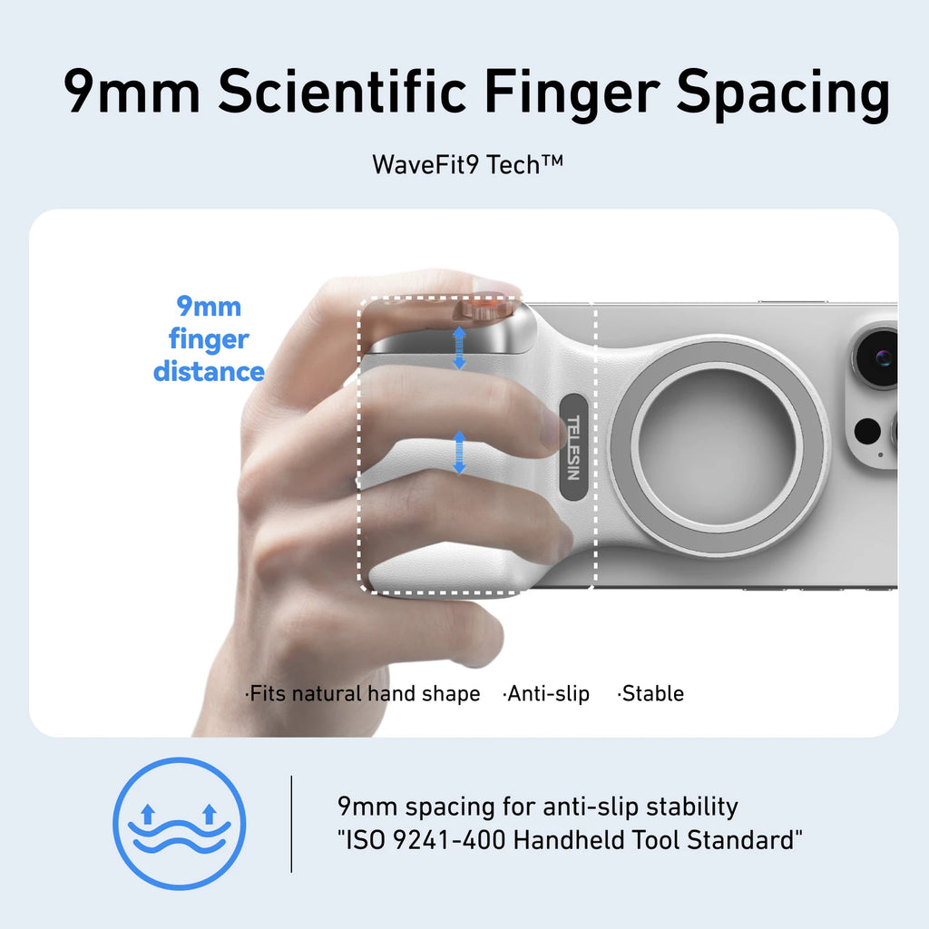 Poignée magnétique pour téléphone portable