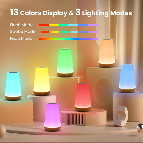 Lampe de table à 13 couleurs changeantes