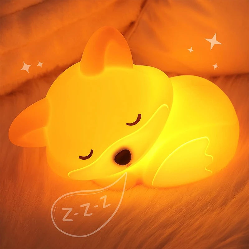 Lampe veilleuse Renard