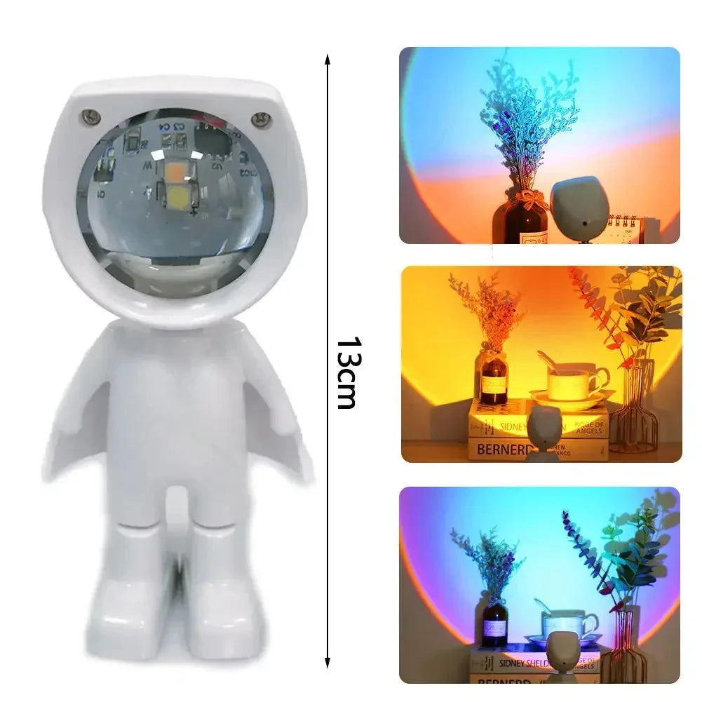 Lampe robot rechargeable
